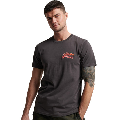 Superdry Ανδρική κοντομάνικη μπλούζα Vintage Logo Neon T-Shirt